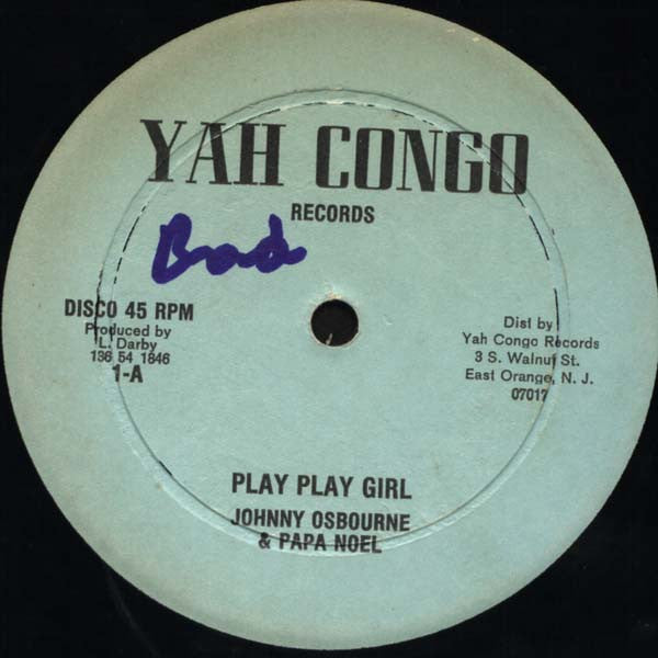 Johnny Osbourne & Papa Noel (2) / Rags & Riches (2) : Play Play Girl / It's Not Right (12")