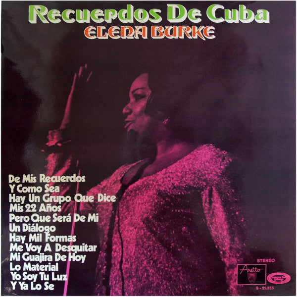 Elena Burke : Recuerdos De Cuba (LP, Album)