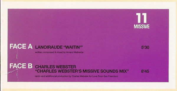 Lanoiraude : Waitin' (12")