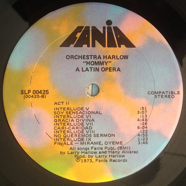 Orchestra Harlow : Hommy (A Latin Opera) (LP, Album, Gat)
