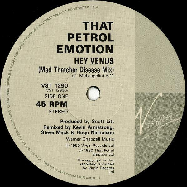 That Petrol Emotion : Hey Venus (12")