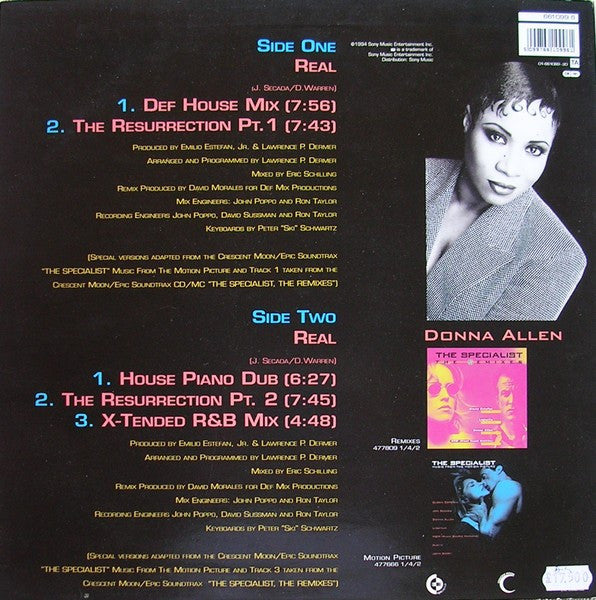Donna Allen : Real (12", Single)