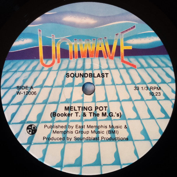 Soundblast (2) : Melting Pot (12", Maxi)