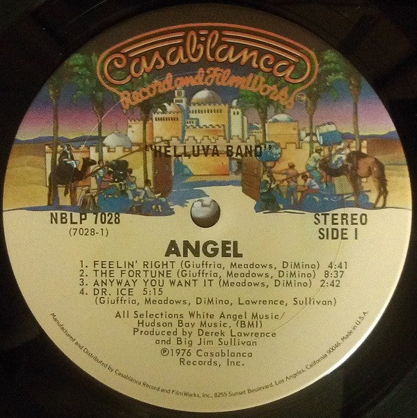 Angel (24) : Helluva Band (LP, Album, Ter)