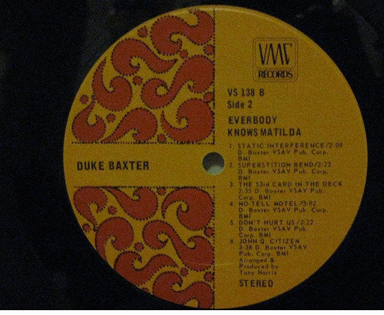 Duke Baxter : Everybody Knows Matilda (LP, Album)