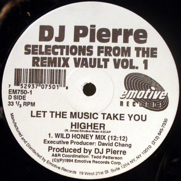 DJ Pierre : Selections From The Remix Vault (Vol. 1) (2x12")