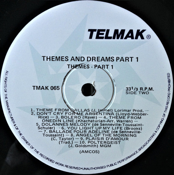 The Steve Gray Orchestra : Themes Volume One (LP)