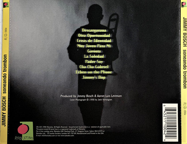 Jimmy Bosch : Soneando Trombon (CD, Album)