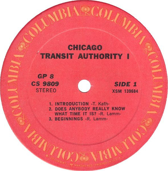 Chicago (2) : Chicago Transit Authority I (2xLP, Album, RE, Gat)