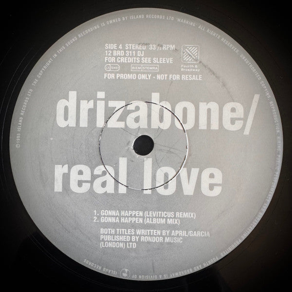 Drizabone : Real Love / Gonna Happen (2x12", Ltd, Promo)