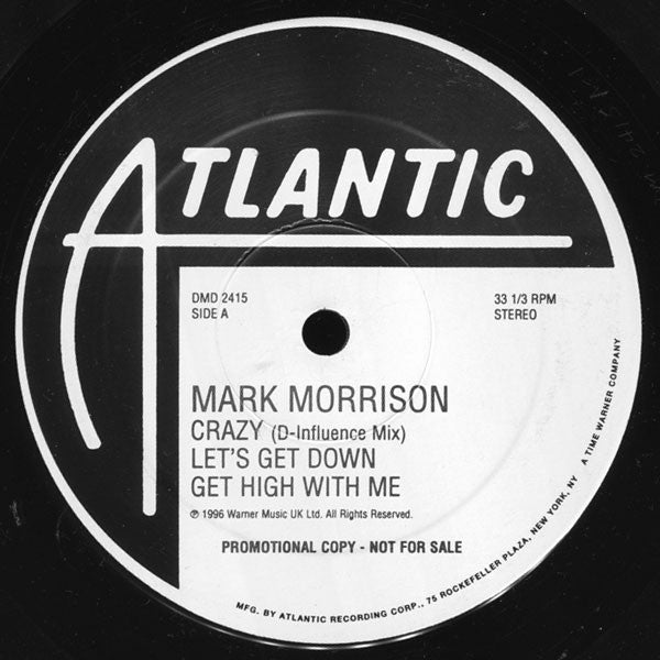 Mark Morrison : Return Of The Mack (2xLP, Album, Promo)
