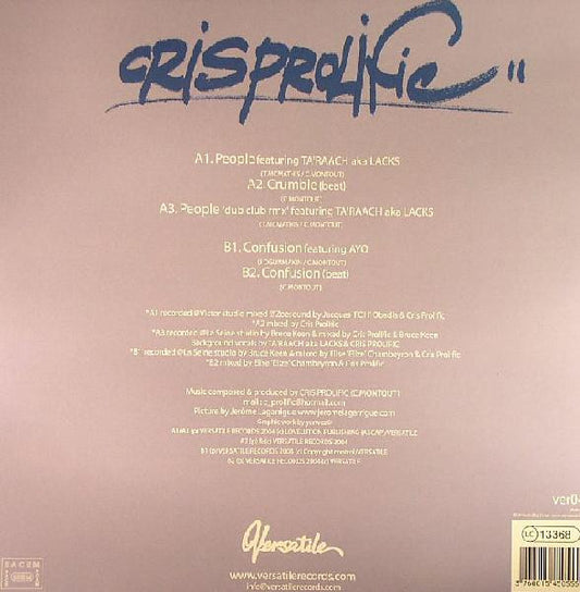 Cris Prolific - People vinyl record, 12" (Very Good Plus (VG+)) | Lulo Records