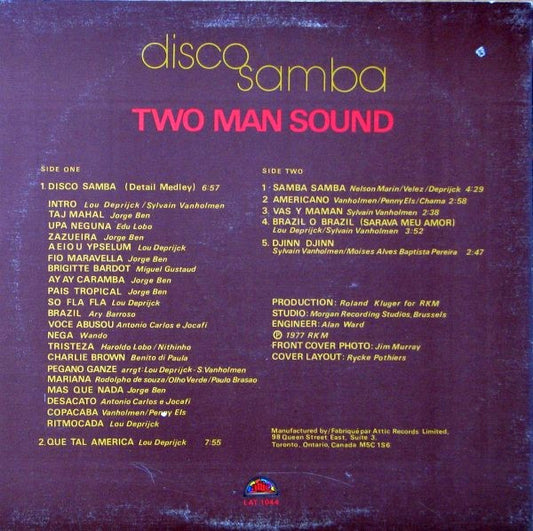 Two Man Sound : Disco Samba (LP, Album)