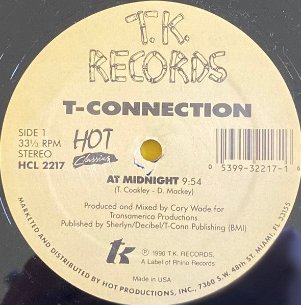 T-Connection : At Midnight / Playin' Games (12", RE)