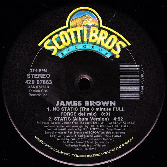 James Brown - Static vinyl record, 12" (Near Mint (NM or M-)) | Lulo Records