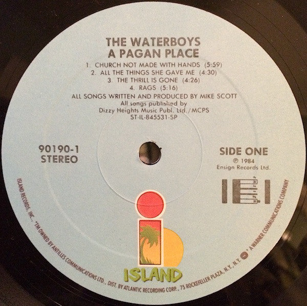 The Waterboys : A Pagan Place (LP, Album, Spe)
