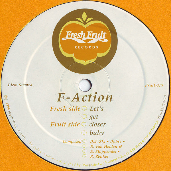 F-Action : Let's Get Closer Baby (12")
