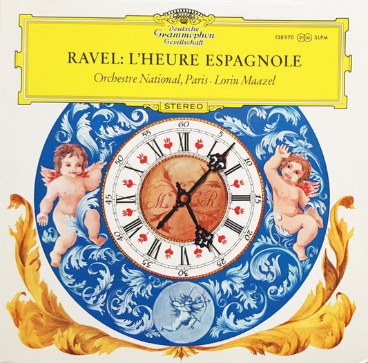 Maurice Ravel, Orchestre National De France • Lorin Maazel : L´Heure Espagnole  (LP, RP)