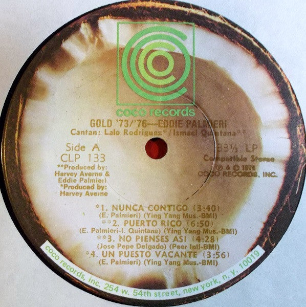 Eddie Palmieri : Gold 1973 / 1976 (LP, Comp)