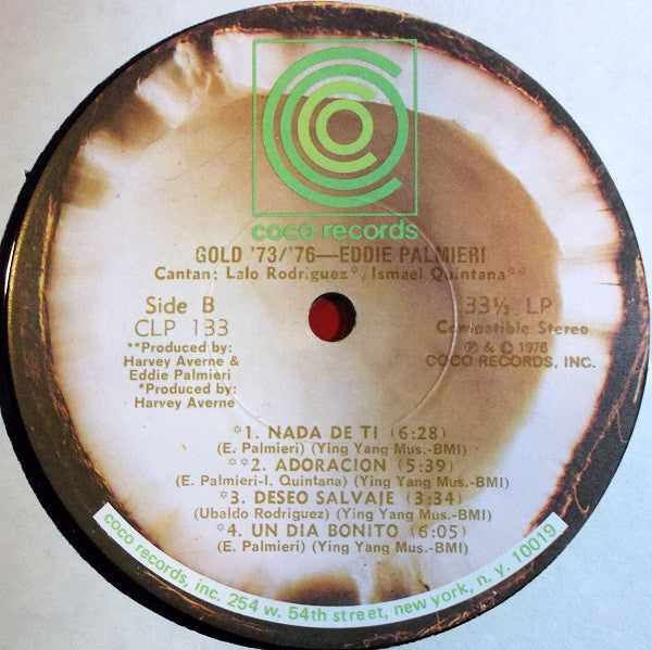 Eddie Palmieri : Gold 1973 / 1976 (LP, Comp)