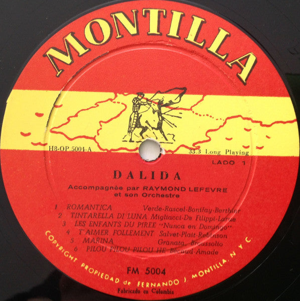 Dalida Accompagnée Par Raymond Lefèvre Et Son Grand Orchestre : Les Enfants Du Pirée De La Película De Jules Dassin "Nunca En Domingo" (LP, Comp, Mono)