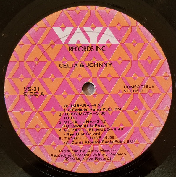 Celia* & Johnny* : Celia & Johnny (LP, Album, Gat)