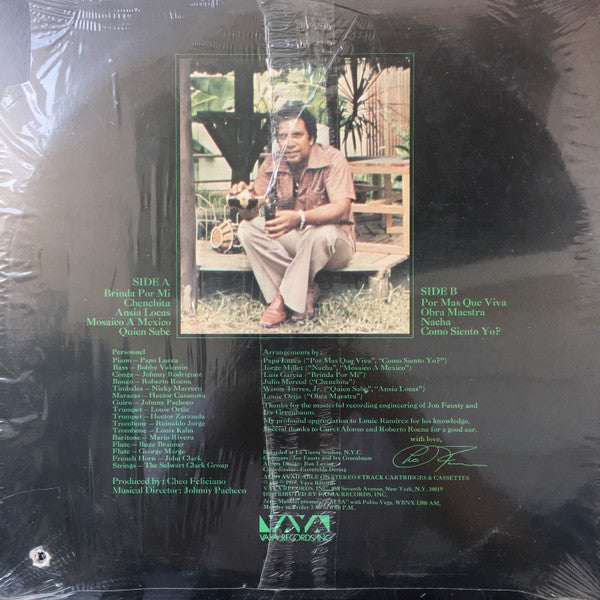 Cheo Feliciano : Mi Tierra Y Yo (LP, Album)