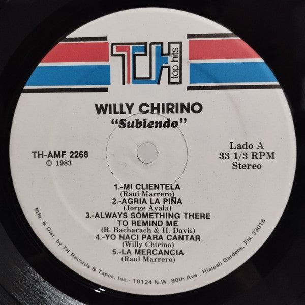 Willy Chirino : Subiendo (LP, Album)