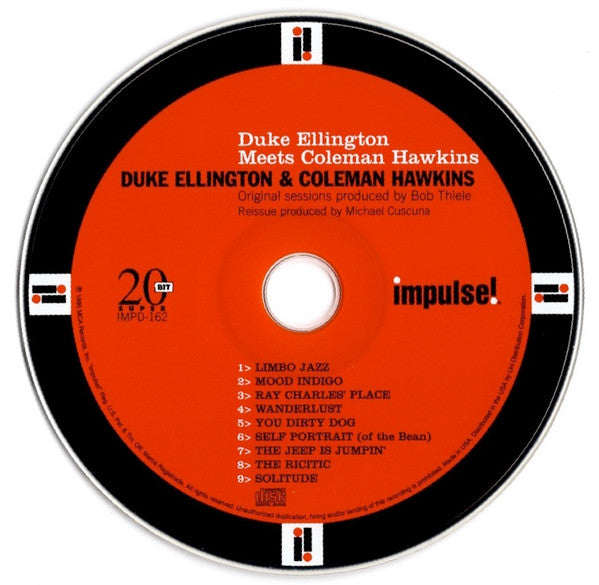 Duke Ellington Meets Coleman Hawkins : Duke Ellington Meets Coleman Hawkins (CD, Album, RE, RM, Dig)