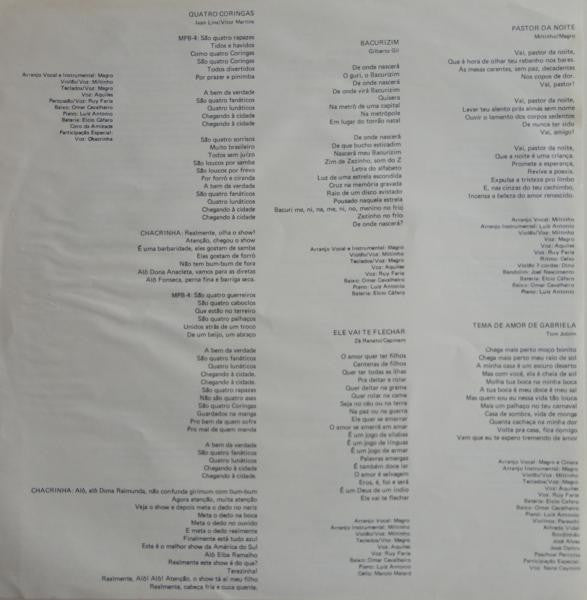 MPB4 : 4 Coringas (LP, Album)