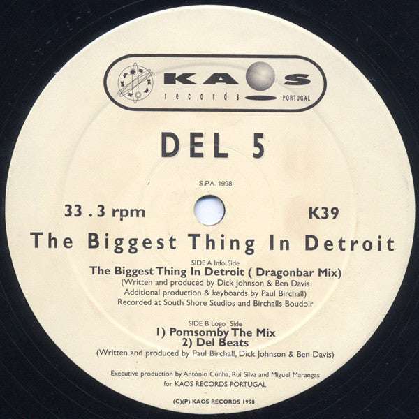 Del 5 : The Biggest Thing In Detroit (12")
