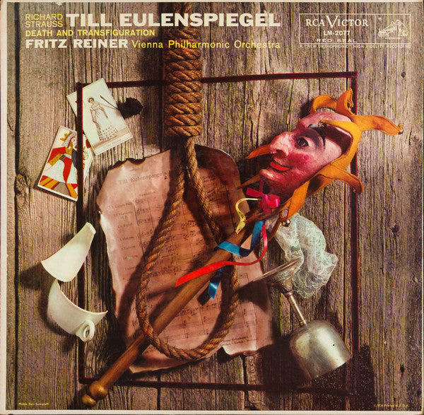 Richard Strauss, Fritz Reiner, Wiener Philharmoniker : Till Eulenspiegel / Death And Transfiguration (LP, Album, Mono)