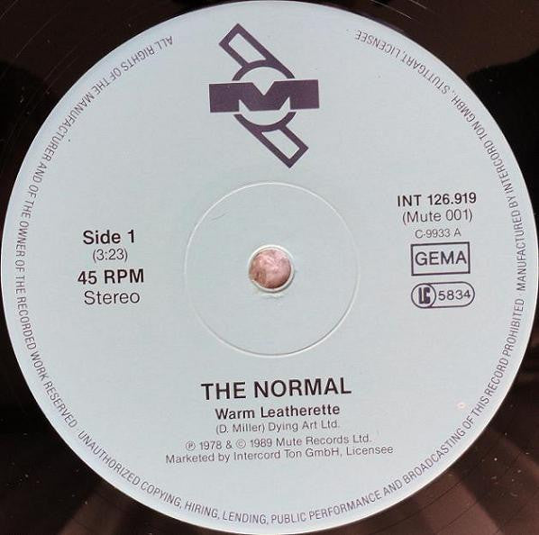 The Normal : Warm Leatherette (12", Single, RE)