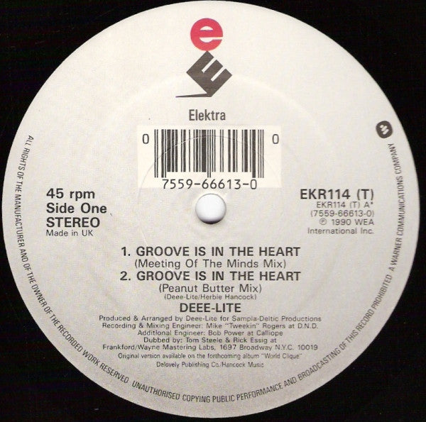 Deee-Lite : Groove Is In The Heart (12")