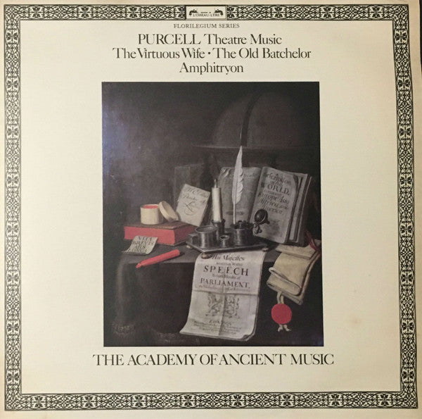 Henry Purcell - The Academy Of Ancient Music : Theatre Music Vol IV (The Virtuous Wife • The Old Bachelor • Amphitryon) (LP)