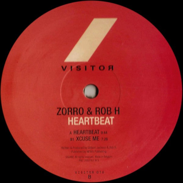 Zorro & Rob Hallums : Heartbeat (12")