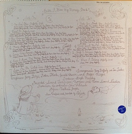 Gerry Rafferty : Can I Have My Money Back? (LP, Album, RE)