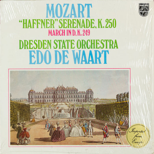 Wolfgang Amadeus Mozart, Staatskapelle Dresden, Edo De Waart : "Haffner" Serenade, K.250 / March In D, K.249 (LP, Album)