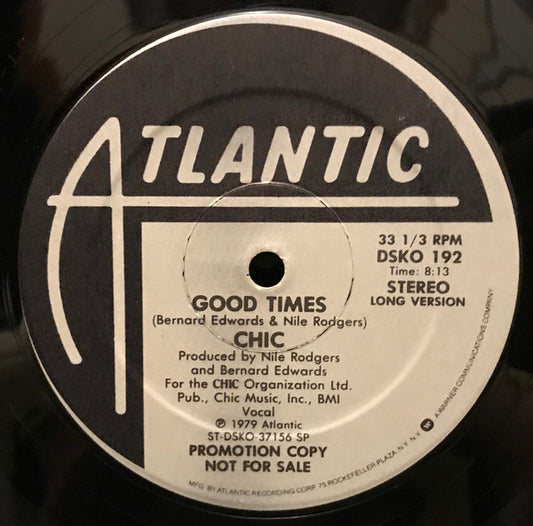 Chic - Good Times vinyl record, 12" (Near Mint (NM or M-)) | Lulo Records