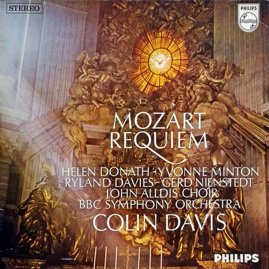 Wolfgang Amadeus Mozart, Helen Donath, Yvonne Minton, Ryland Davies, Gerd Nienstedt, John Alldis Choir, BBC Symphony Orchestra, Sir Colin Davis : Requiem (LP)