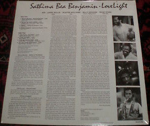Sathima Bea Benjamin : LoveLight (LP, Album)