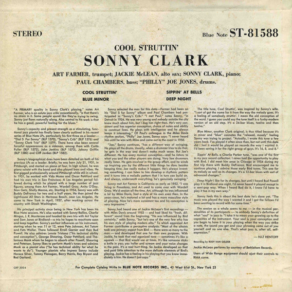 Sonny Clark : Cool Struttin' (LP, Album, Ltd, RE)