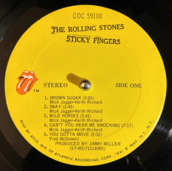 The Rolling Stones : Sticky Fingers (LP, Album, RI )