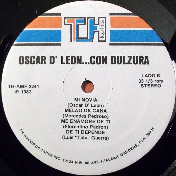 Oscar D'Leon* : Con Dulzura… (LP, Album)