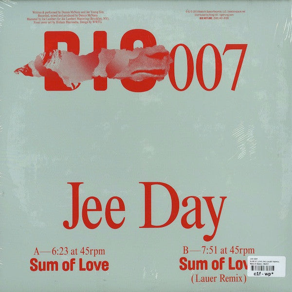 Jee Day : Sum Of Love (12")