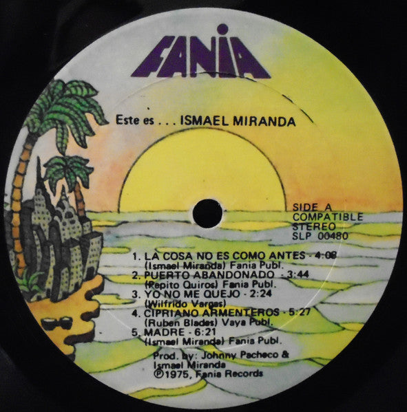 Ismael Miranda : Este Es Ismael Miranda (LP, RE)