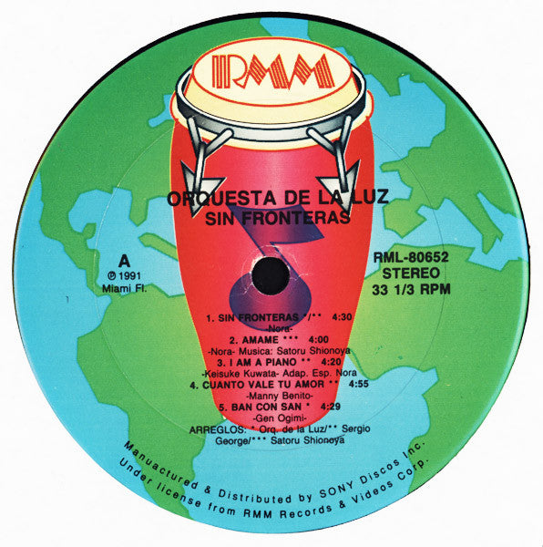Orquesta De La Luz : Sin Fronteras (サルサに国境はない) (LP, Album)