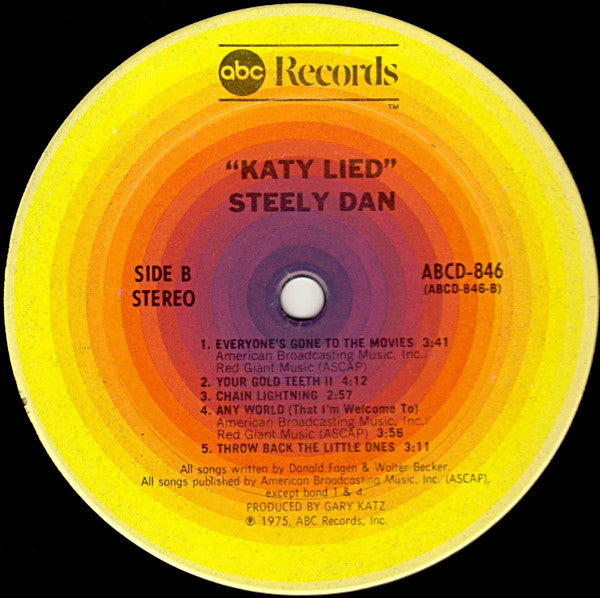 Steely Dan : Katy Lied (LP, Album, Pit)