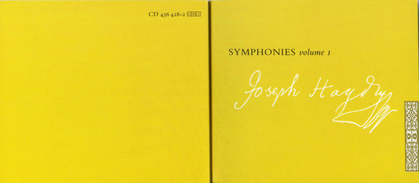 Joseph Haydn - The Academy Of Ancient Music, Christopher Hogwood : Symphonies c. 1757-60 / 1 2 4 5 10 11 18 27 32 37 107 / Volume 1 (3xCD, Album + Box, Sli)