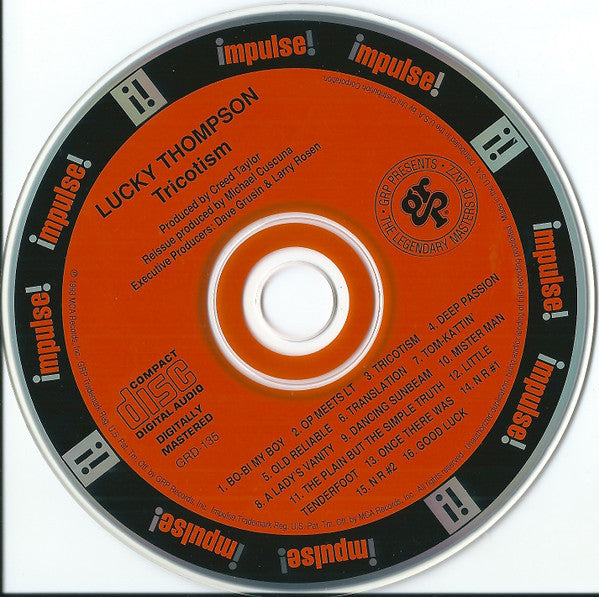 Lucky Thompson : Tricotism (CD, Comp, Mono, RE, RM)